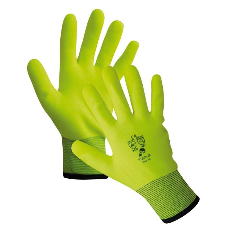 Zateplené rukavice 10" XL TURTUR máčané v PVC CERVA