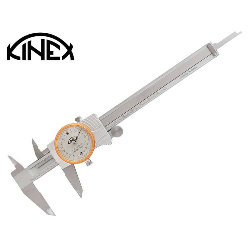 Meradlo posuvné kov 150mm ANTISHOCK, KINEX 6013-02-150
