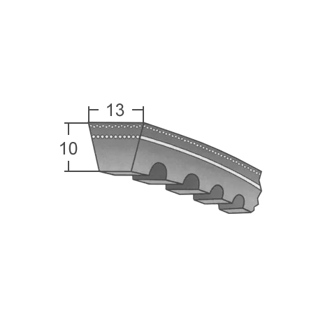 Ozubený klinový remeň AVX13X2250 La BANDO