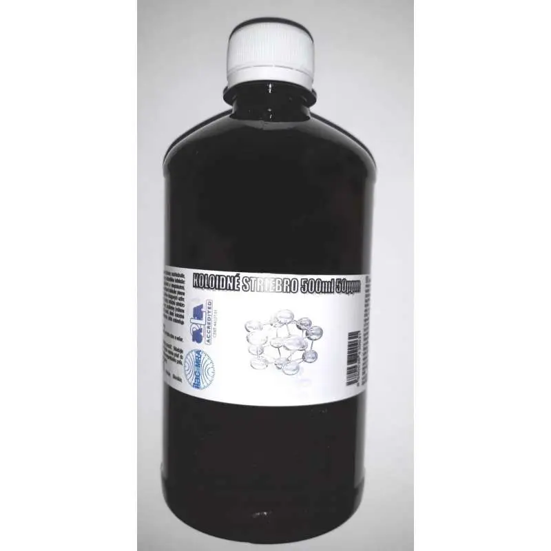 Koloidné striebro 500 ml - 50ppm