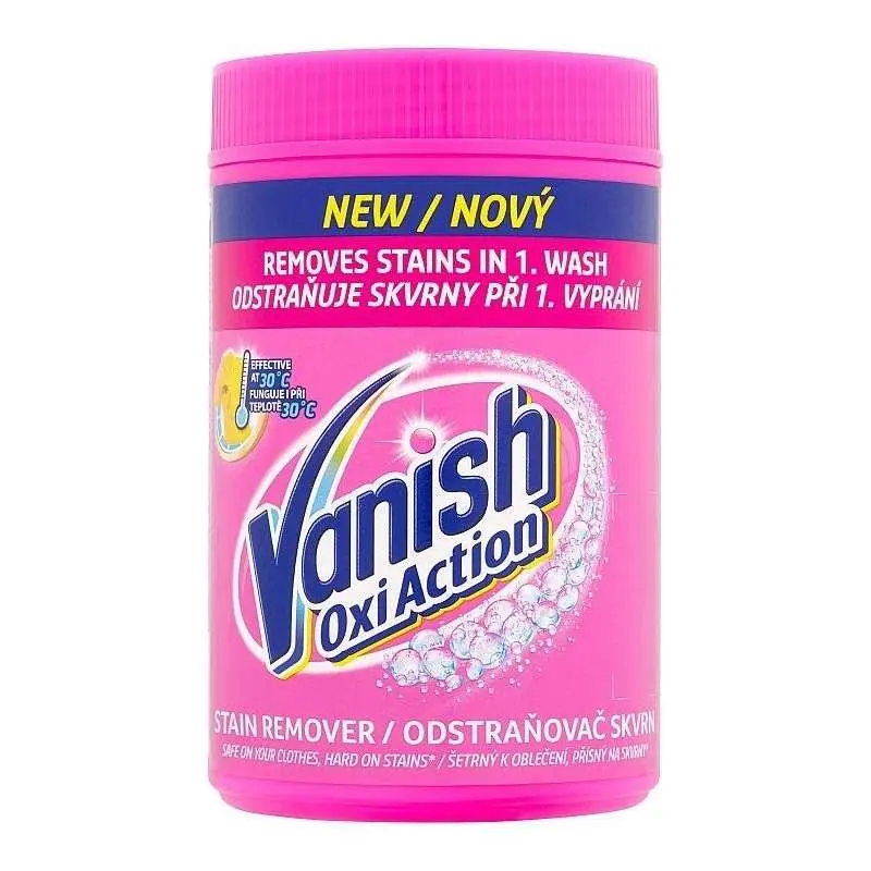 Vanish Oxi Action prášok na odstránenie škvŕn 625 g