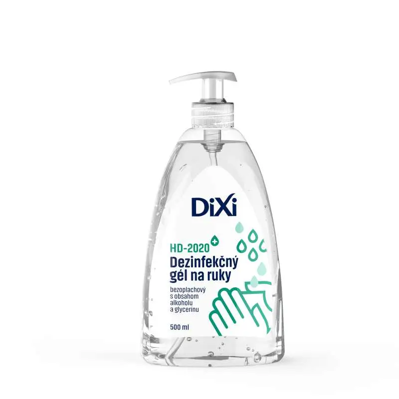 DIXI HD-2020 DEZINFEKČNÝ GÉL NA RUKY 500 ML 