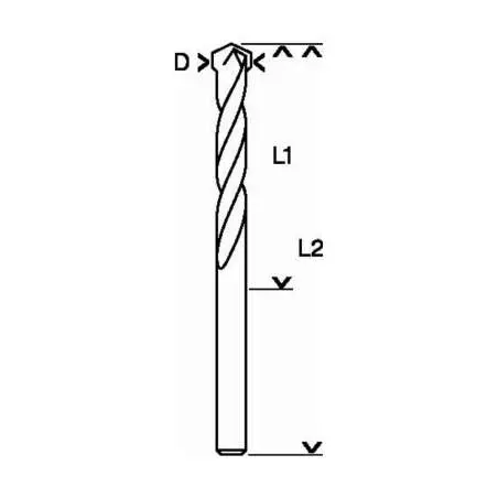 Viacúčelový vrták CYL-9 Multi Construction 5x50x85mm, d 4,5 mm, BOSCH 2608596051