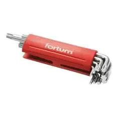 Kľúče Torx zástrčné, T10-50, 9-dielna sada, 4710300 FORTUM