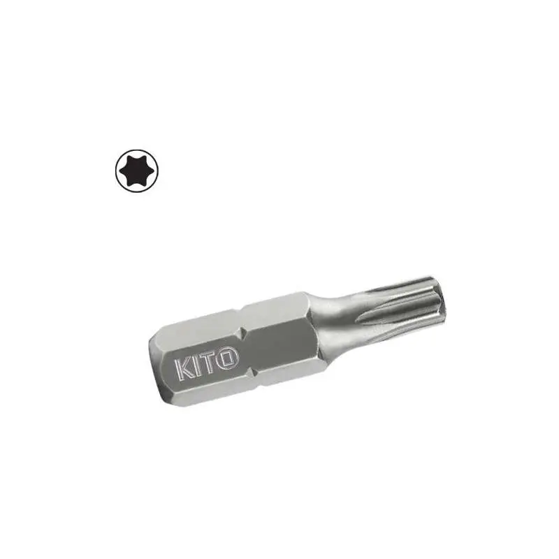 Bit torxový vrtaný TX 6x25 mm KITO 4810481