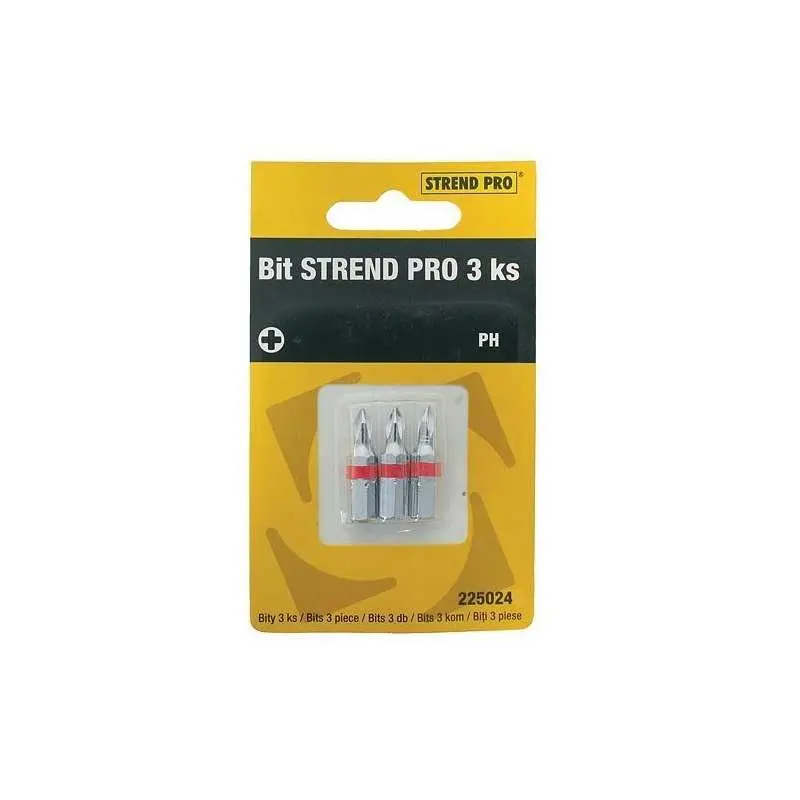 Bit krížový PH01 3 ks STREND PRO 2250245