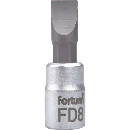 Hlavica zástrčná 1/4" 8 mm plochy FORTUM 4701803