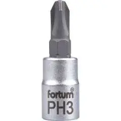 Hlavica zástrčná 1/4" PH3 krížový FORTUM 4701813