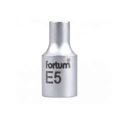 Hlavica nástrčná 1/4" E5 mm FORTUM 4701705