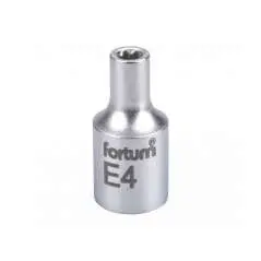 Hlavica nástrčná 1/4" E4 mm FORTUM 4701704