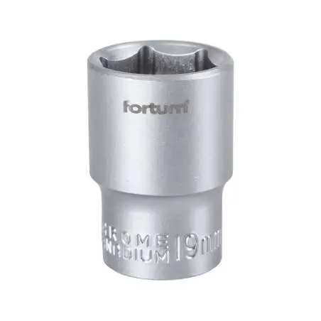 Hlavica nástrčná 1/2" 19 mm FORTUM 4700419