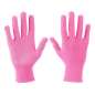 Ružové rukavice polyester PVC terčíky 7" EXTOL 99719