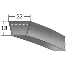 Klinový remeň SPC 2120 Lw/2150 La