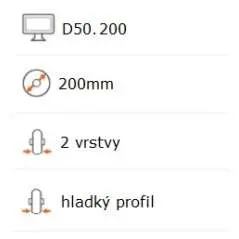 Plášť na koliesko 200 mm