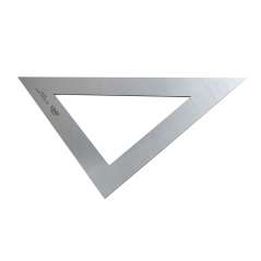 Trojuholník kovový 250 mm 45° a 90° KINEX 4080