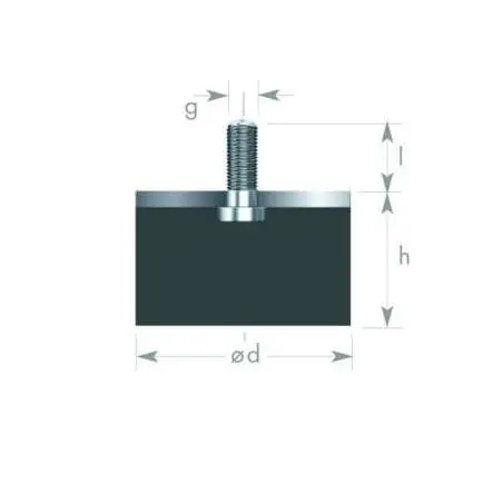 SILENTBLOK D50xHR35/M10x28 50-35-4/S2