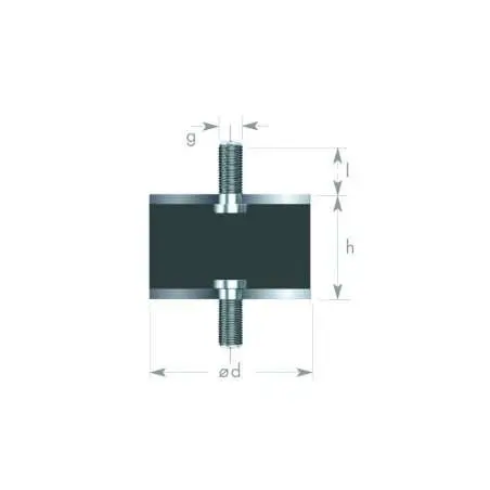 SILENTBLOK D35xHR25/M8x16 35-25-1/S8 (116.12)