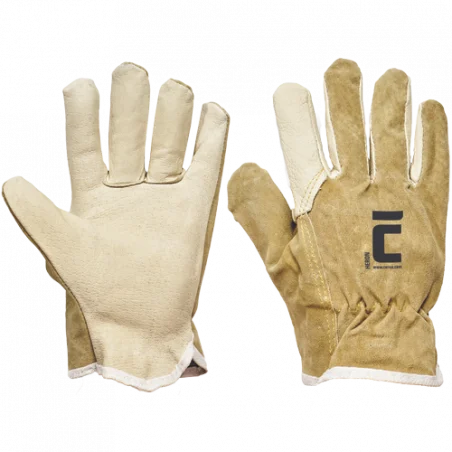 Celokožené rukavice 10" XL HERON 0102000199105