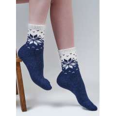 Funkčné ponožky z mongolskej vlny modré