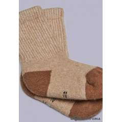 Funkčné detské ponožky z mongolskej vlny béžové