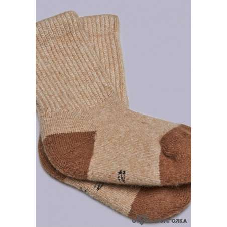 Funkčné detské ponožky z mongolskej vlny béžové