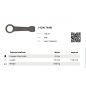 Kľúč uťahovací DIN 7444 34.0x195 KUKKO 406-34