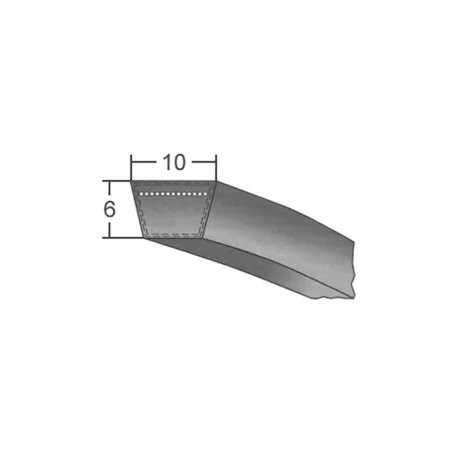 Klinový remeň 10X2240 Li 2260 Lw BANDO