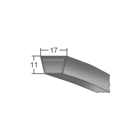 Klinový remeň 17X2310 Li 2357 Lw BANDO