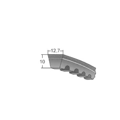 Klinový remeň XPA 1650 Lw 1668 La BANDO