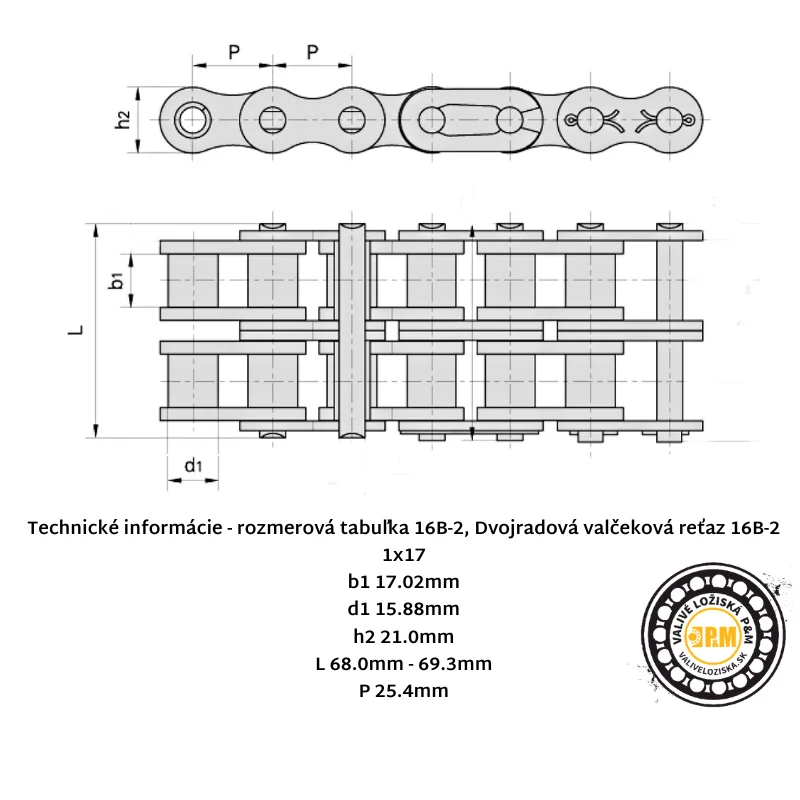 Reťaz 16B-2