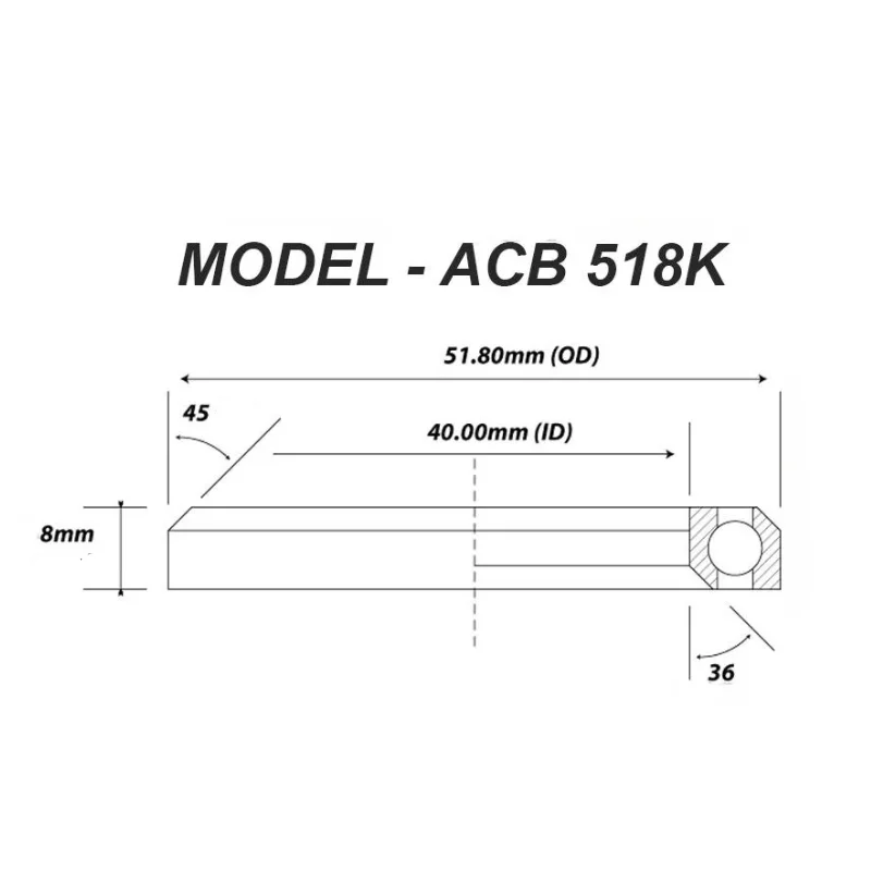 Ložisko ACB 518 K