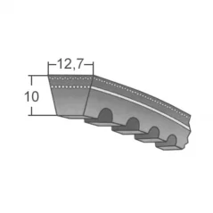 Klinový remeň XPA 1500Lw / 1518La MAXBELT