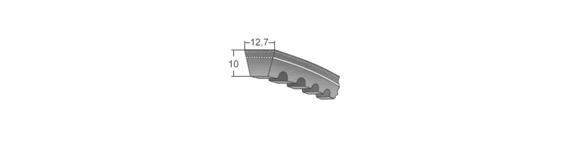 Klinový remeň XPA 1500Lw/1518La MAXBELT