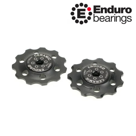 Kladky pre prehadzovačky SHIMANO 11 zubov BKCJ-0205 ENDURO BEARINGS čierne