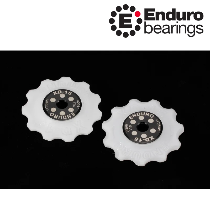 Kladky pre prehadzovačky SHIMANO 11 zubov BKCJ-0300 ENDURO BEARINGS biele