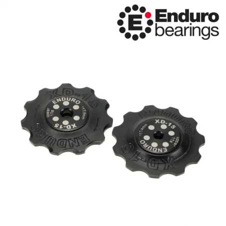 Kladky pre prehadzovačky SRAM 11 zubov BKCJ-0311 ENDURO BEARINGS čierne