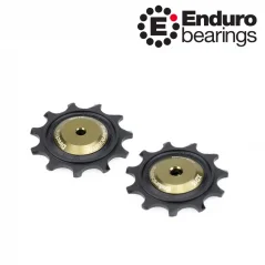 Kladky pre prehadzovačky SHIMANO DURA ACE 11 zubov BKCJ-0452 ENDURO BEARINGS grafit