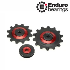 Kladky pre prehadzovačky SRAM EAGLE 12/14 zubov BKCJ-0500 ENDURO BEARINGS červené