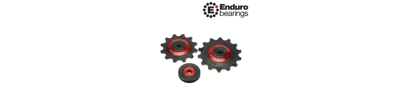 Kladky pre prehadzovačky SRAM EAGLE 12/14 zubov BKCJ-0500 ENDURO BEARINGS červené