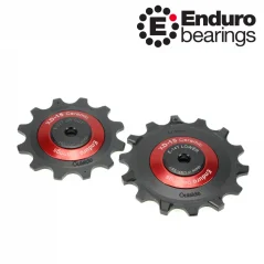 Kladky pre prehadzovačky SRAM EAGLE AXS 12/14 zubov BKCJ-0505 ENDURO BEARINGS červené