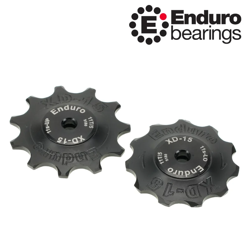 Kladky pre prehadzovačky SHIMANO DURA a ULTEGRA ACE 11 zubov BKCJ-0341 ENDURO BEARINGS čierne