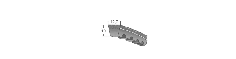 Klinový remeň XPA 1282 Lw 1300 La BANDO