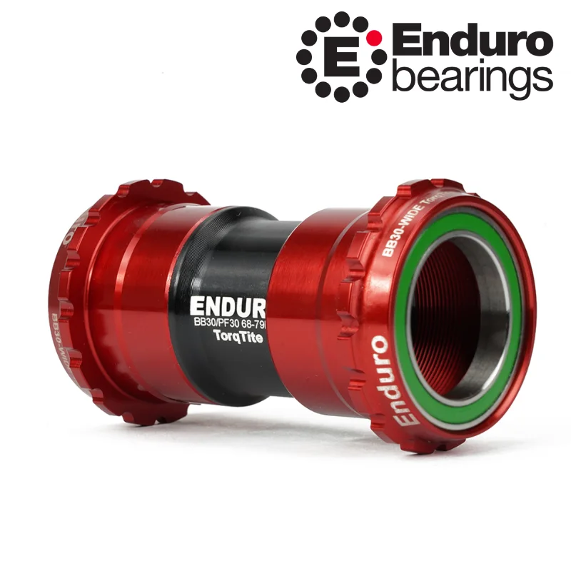 Stredové zloženie BKC-0845 TorqTite BB30 30mm ENDURO BEARINGS červené