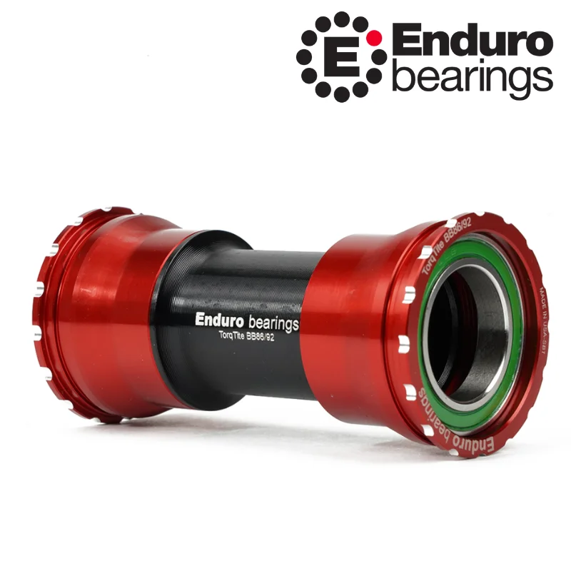 Stredové zloženie BKC-0860 TorqTite BB86/92 SHIMANO 24mm ENDURO BEARINGS červené