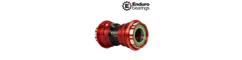 Stredové zloženie BKC-0870 TorqTite PF30 SHIMANO 24mm ENDURO BEARINGS červené