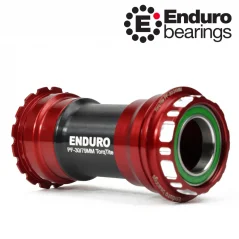 Stredové zloženie BKC-0875 TorqTite BBRight SHIMANO 24mm ENDURO BEARINGS červené