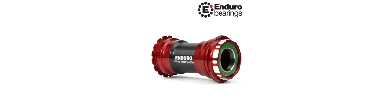 Stredové zloženie BKC-0875 TorqTite BBRight SHIMANO 24mm ENDURO BEARINGS červené