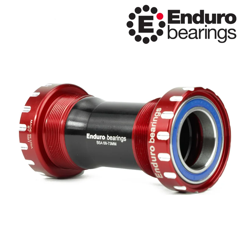 Stredové zloženie BK-6035 BSA 24mm SHIMANO ENDURO BEARINGS červené