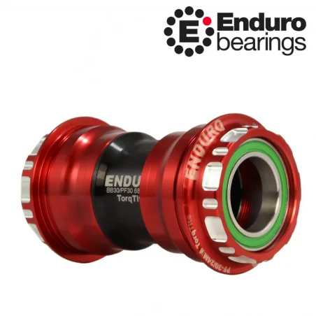 Stredové zloženie BKC-0888 TorqTite PF30A SHIMANO 24mm ENDURO BEARINGS červené