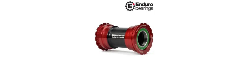 Stredové zloženie BKC-0895 TorqTite BB386 SHIMANO 24mm ENDURO BEARINGS červené